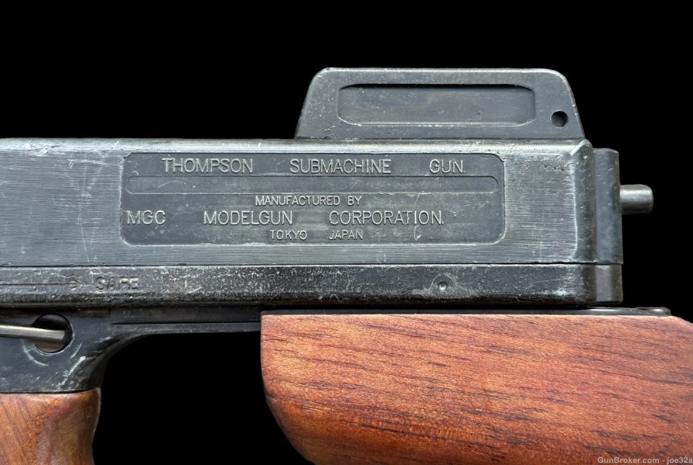 WW2 US Thompson MG Model 21 Tommy Gun MGC JAPAN dummy WWII RARE machine mg-img-9