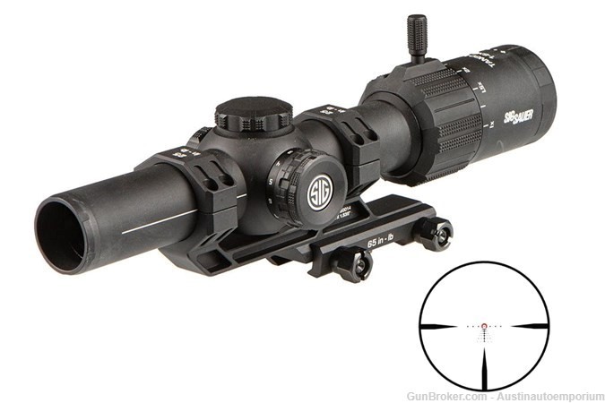 Sig Sauer Electro-Optics SOTM61002 Tango-MSR LPVO Black 1-6x24mm 30mm Tube -img-0