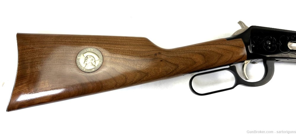 "RARE" Winchester 94 buffalo bill  30-30 lever action rifle w/original box -img-7