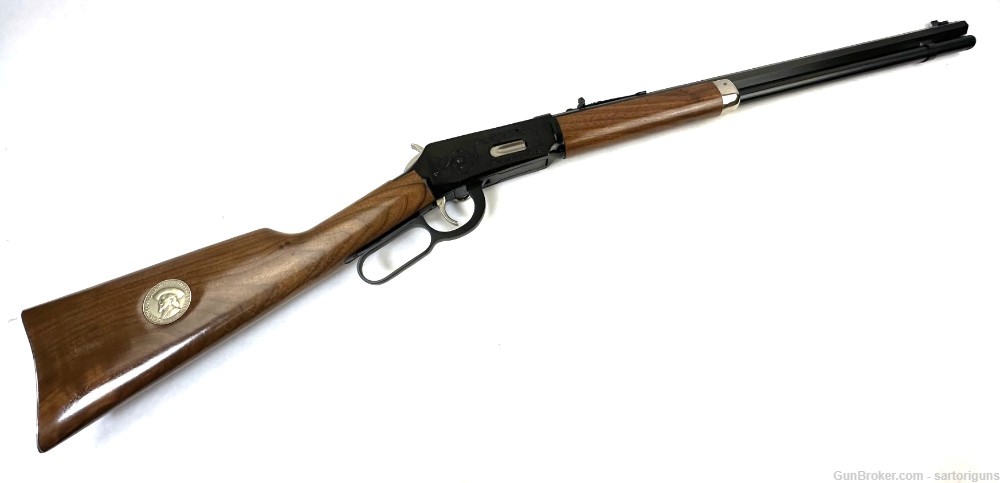 "RARE" Winchester 94 buffalo bill  30-30 lever action rifle w/original box -img-3