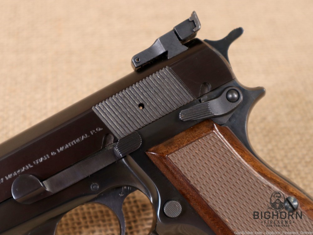 Browning Hi-Power Semi-Auto 9mm Pistol, Belgian Made w/Target Sights PENNY*-img-6