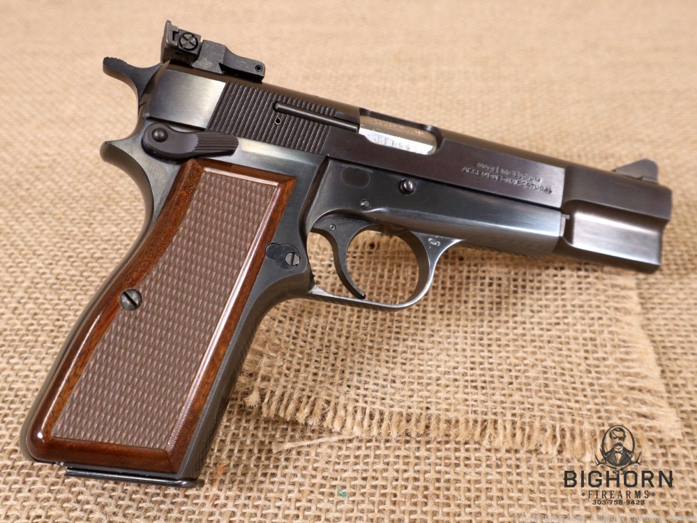 Browning Hi-Power Semi-Auto 9mm Pistol, Belgian Made w/Target Sights PENNY*-img-10