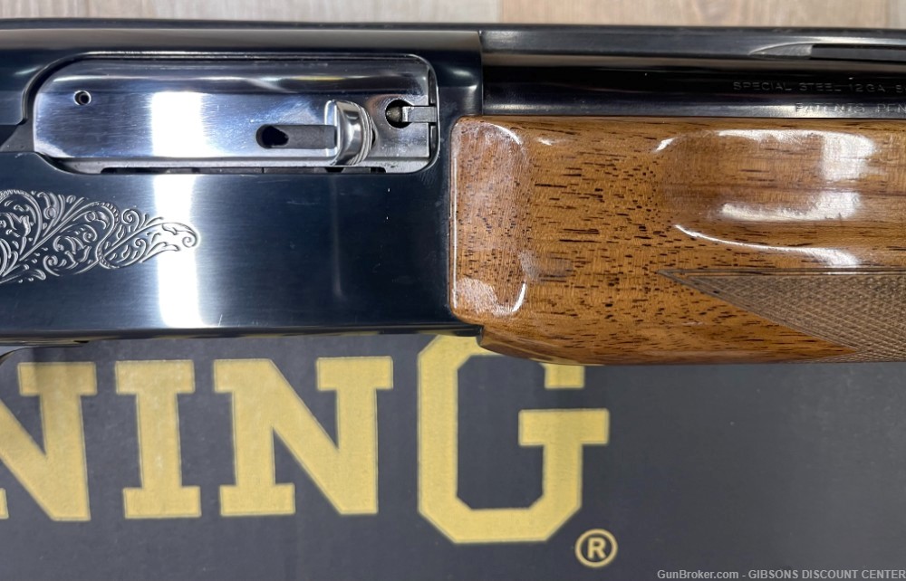 Used Near Mint Browning 2000 12 Gauge Automatic Shotgun, Side Load-img-7