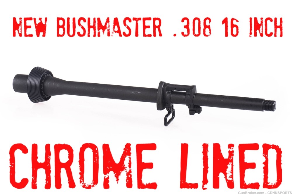 Bushmaster XM-10 16½" .308 Win/7.62 NATO AR-10 Barrel NEW w/Bayo Lug-img-0