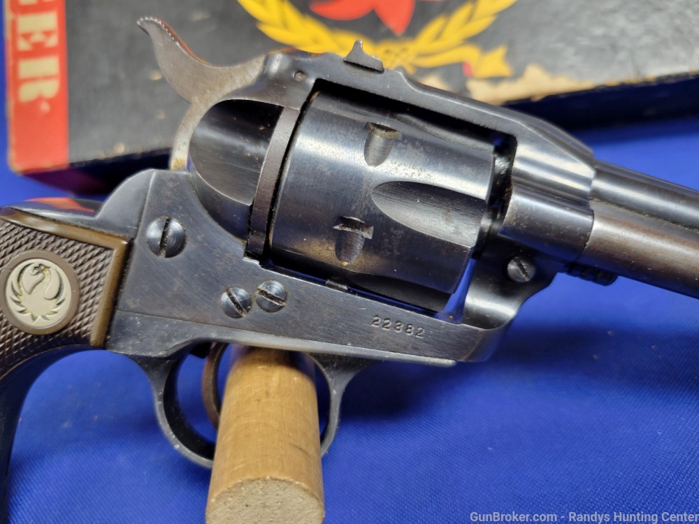 Ruger Single Six .22 LR Three Screw Revolver w/ Original Box mfg. 1955-img-3