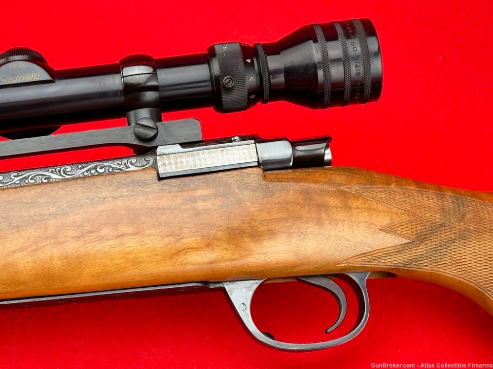 ORIGINAL Jackson Hole Arms Bolt Action Rifle *HAND ENGRAVED - 3 BARREL SET*-img-9