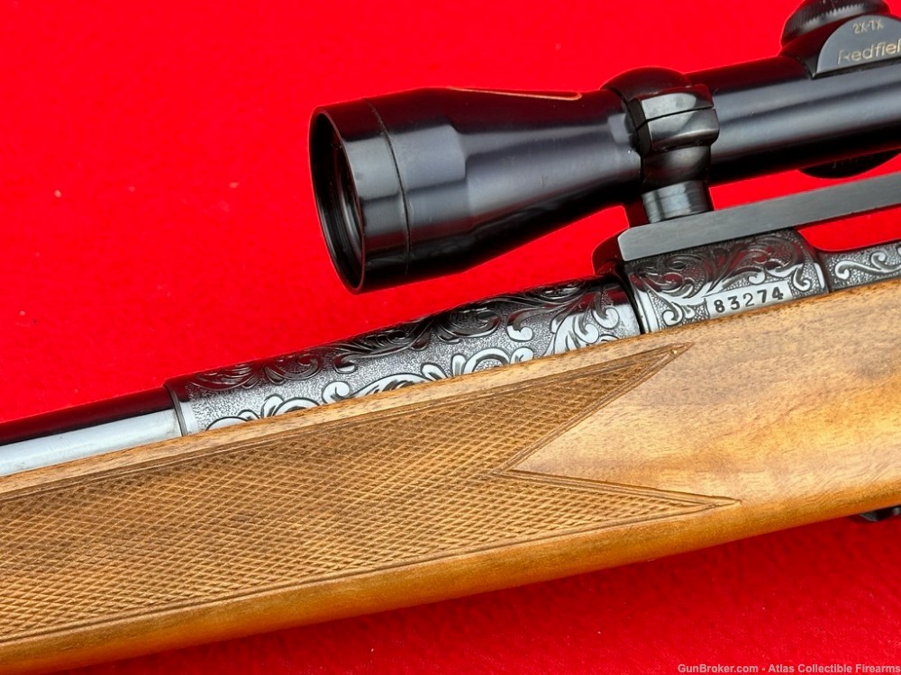 ORIGINAL Jackson Hole Arms Bolt Action Rifle *HAND ENGRAVED - 3 BARREL SET*-img-7