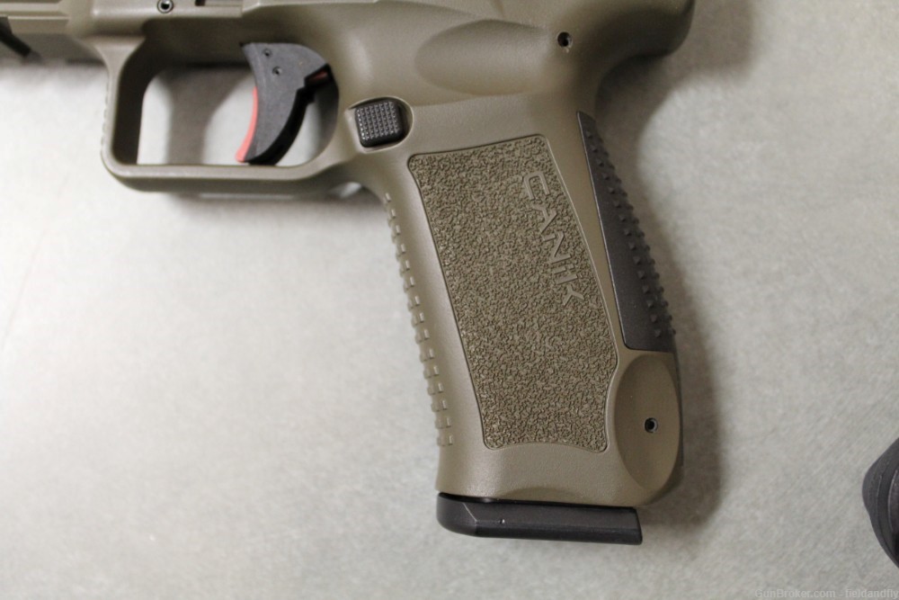 Canik TP9SF in 9mm, OD Green color, like new condition-img-4