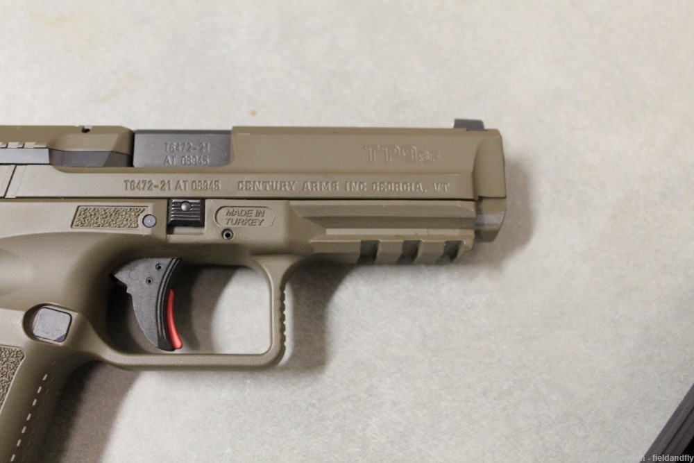 Canik TP9SF in 9mm, OD Green color, like new condition-img-8