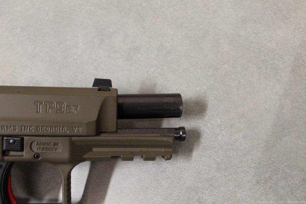 Canik TP9SF in 9mm, OD Green color, like new condition-img-14
