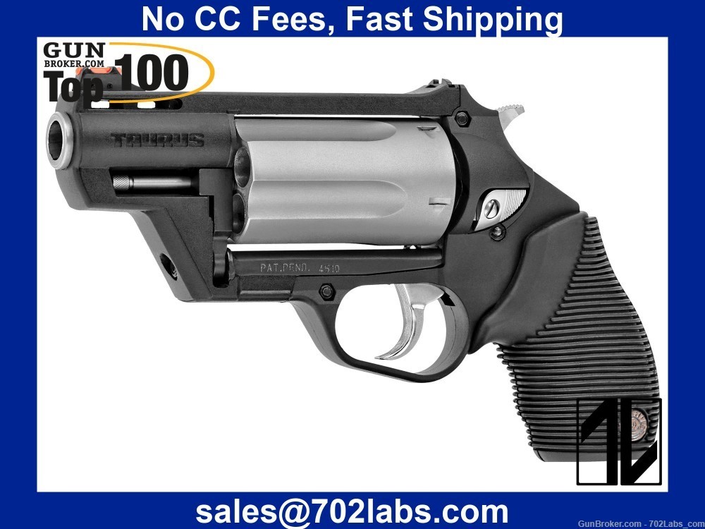 Taurus 2441029TCPLY Judge Public Defender Polymer 45 Colt (LC)/410 Gauge 5-img-0