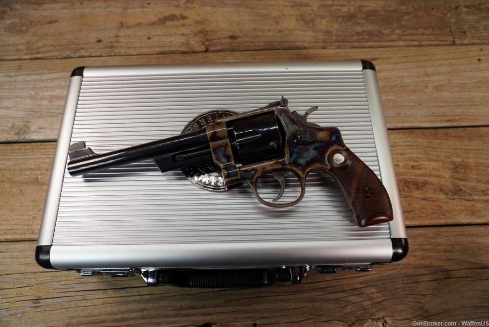 S&W Model 24-5 COLOR CASE hardened Performance Center Lew Horton MUST SEE-img-2