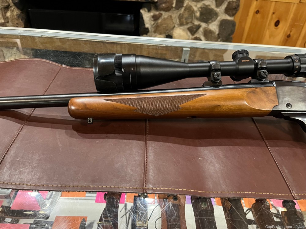 Stunning Ruger #1 (1978) in 220 Swift with Banner 6x18 wide angle scope-img-1