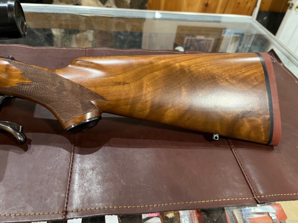 Stunning Ruger #1 (1978) in 220 Swift with Banner 6x18 wide angle scope-img-2