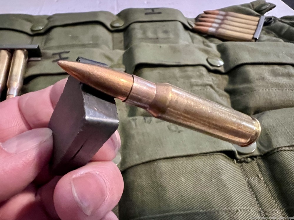 Hirtenberger 7.62X51 .308 Ammunition in Bandoleers, 150 rounds-img-4