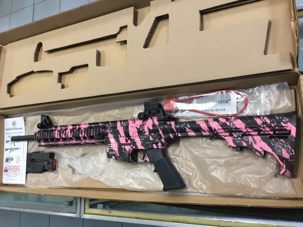 SMITH & WESSON - MP15-22 - 22LR/16"  **HOT PINK**   NEW IN BOX-img-0