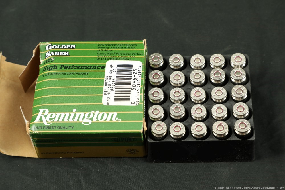 Approximately 100x Remington 40 S&W 155gr Bullets -img-4