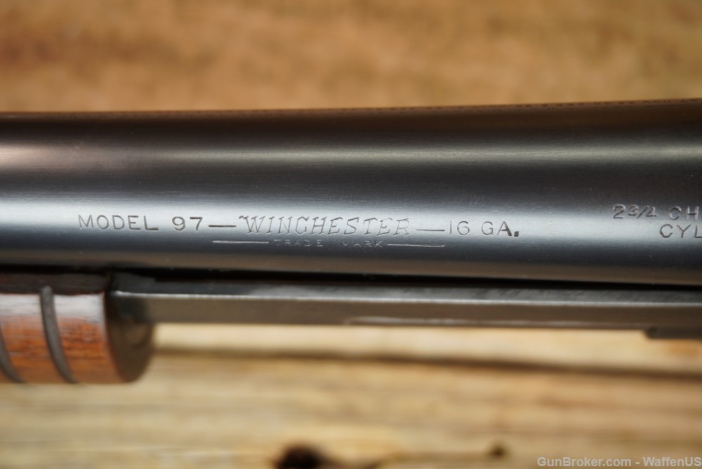 Winchester Model 1897 c. 1947 16 gauge CYL CHOKE 28in bbl tight action 97-img-35