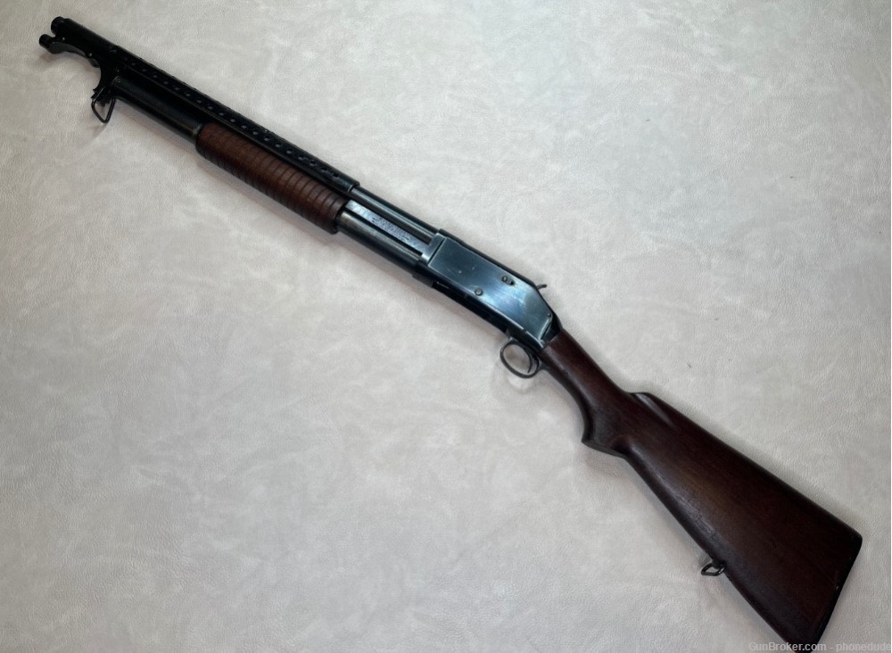 Winchester Model 1897 Trench Made 1918 WWI 12 Gauge-img-1