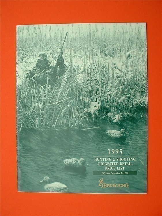 BROWNING OEM 1970s, 1980 & 1990s Retail Catalog Price Lists-img-9