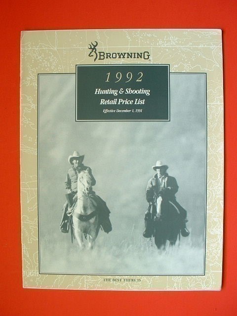 BROWNING OEM 1970s, 1980 & 1990s Retail Catalog Price Lists-img-7