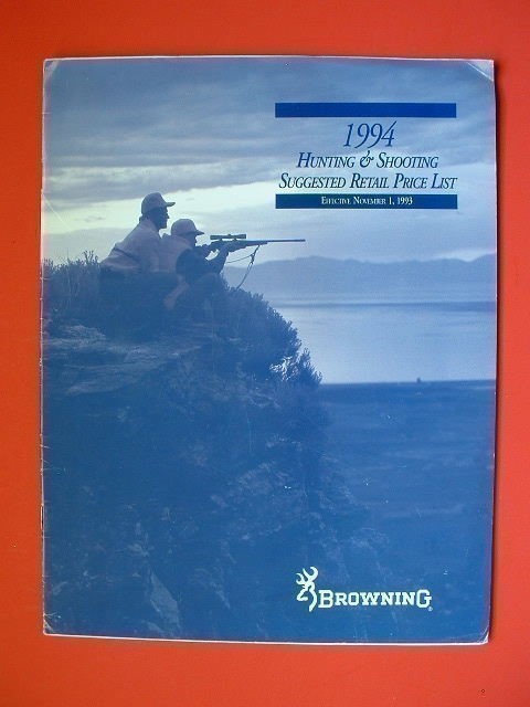 BROWNING OEM 1970s, 1980 & 1990s Retail Catalog Price Lists-img-8