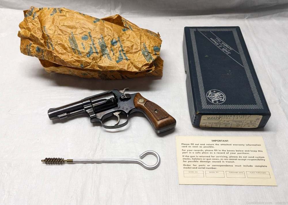 1973 Smith Wesson 36-1 NYPD Police Service Weapon with original box-img-0