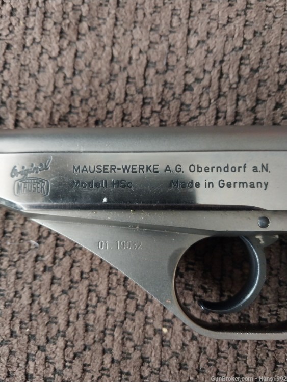 Mauser HSc Interarms .380 acp Stainless Steel-img-1