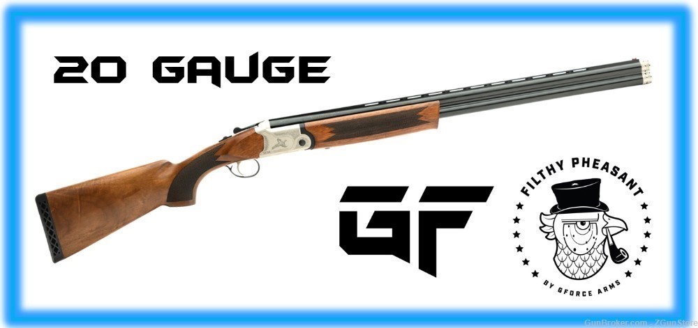 GFORCE ARMS GF5 20GA 28" O/U WALNUT SHOTGUN-img-0