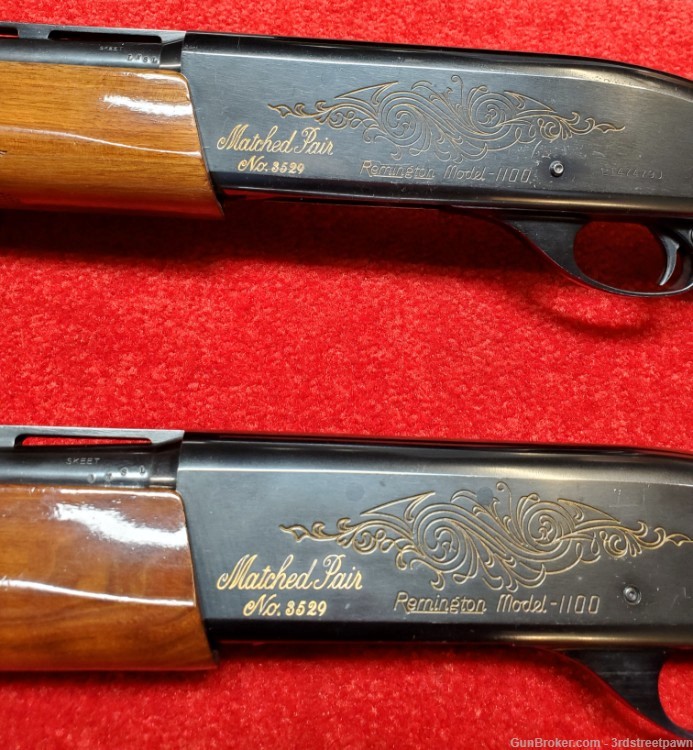 Extremely Rare Remington 1100 Matched Pair Skeet .410 and 28 ga #3529  NR-img-3