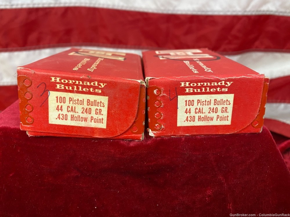 Hornady 44 Cal 240 Gr Hollow Point 200 pack of bullets Penny Auction-img-0