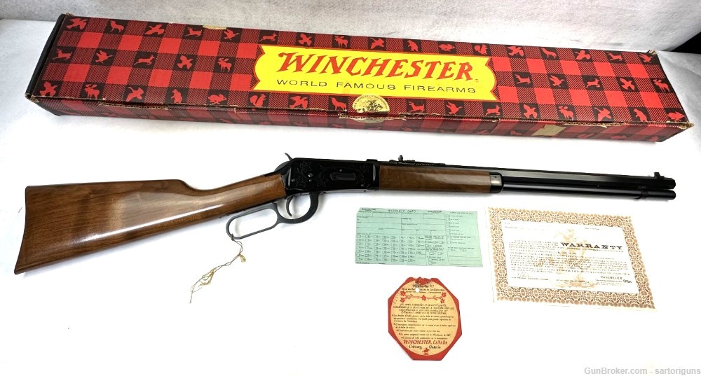 Winchester 94 Canadian centennial 30-30 lever action rifle -img-0