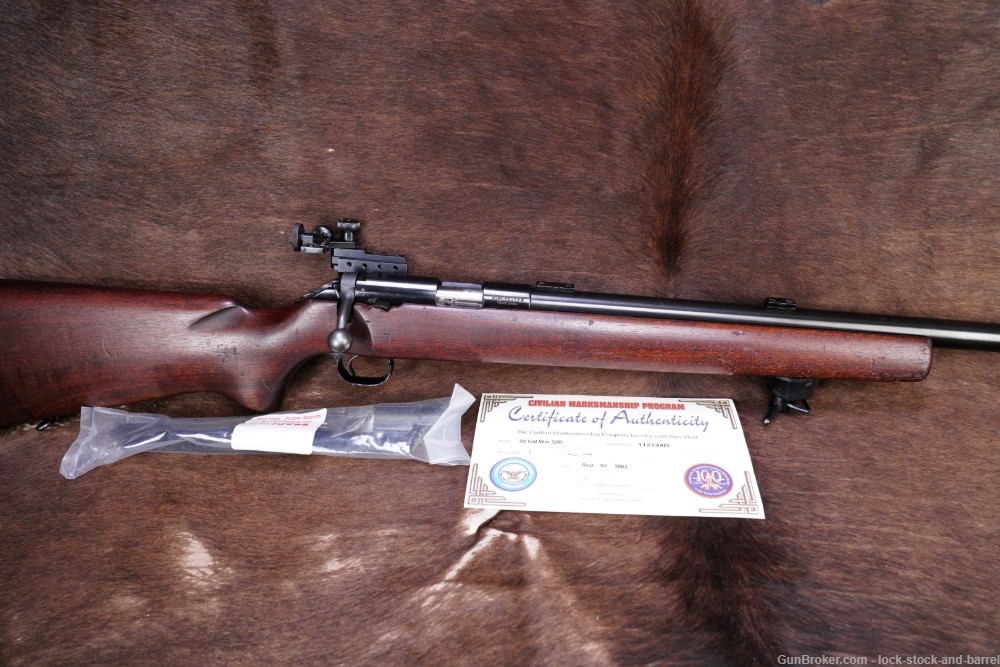 Winchester Model 52-D CMP US Military M12 .22 LR Target Bolt Rifle 1963 C&R-img-2