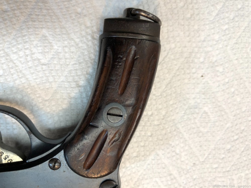 Swiss Model 1882 Ordnance revolver, 7.5mm, holster, 10 rounds.-img-13