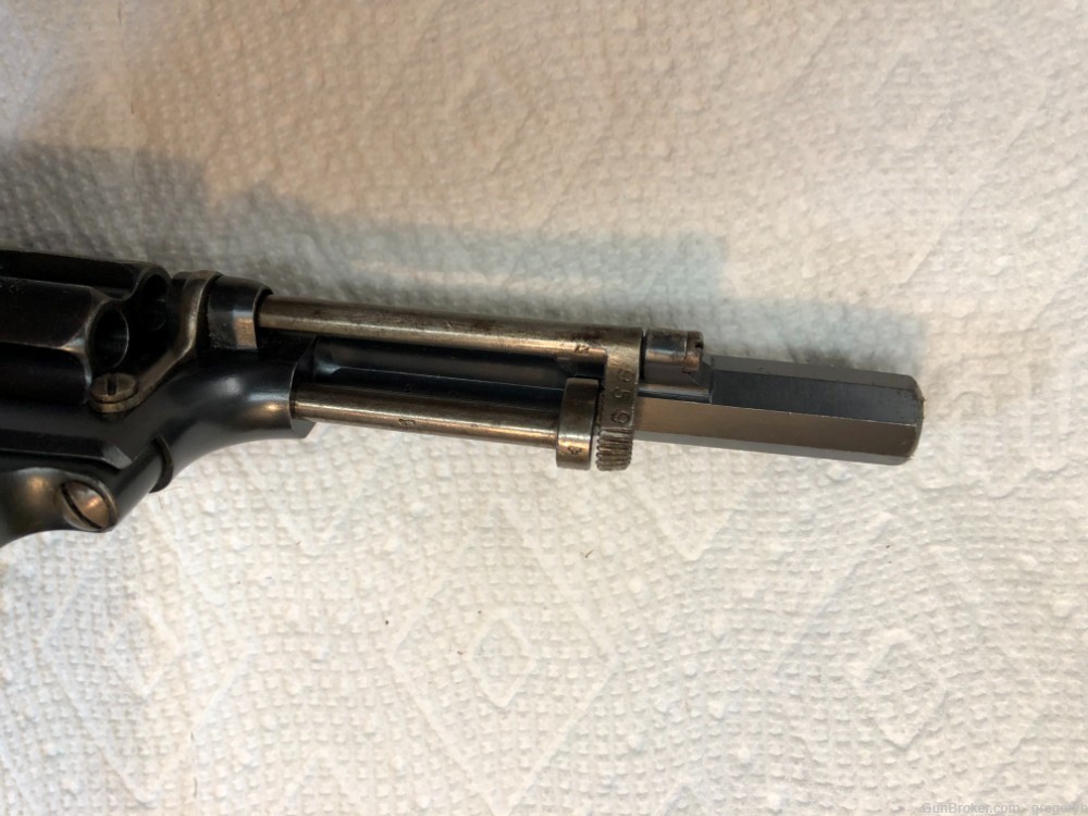 Swiss Model 1882 Ordnance revolver, 7.5mm, holster, 10 rounds.-img-8