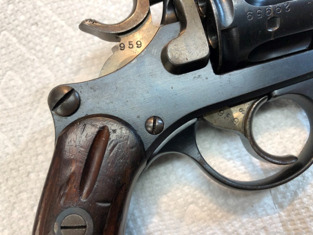 Swiss Model 1882 Ordnance revolver, 7.5mm, holster, 10 rounds.-img-12