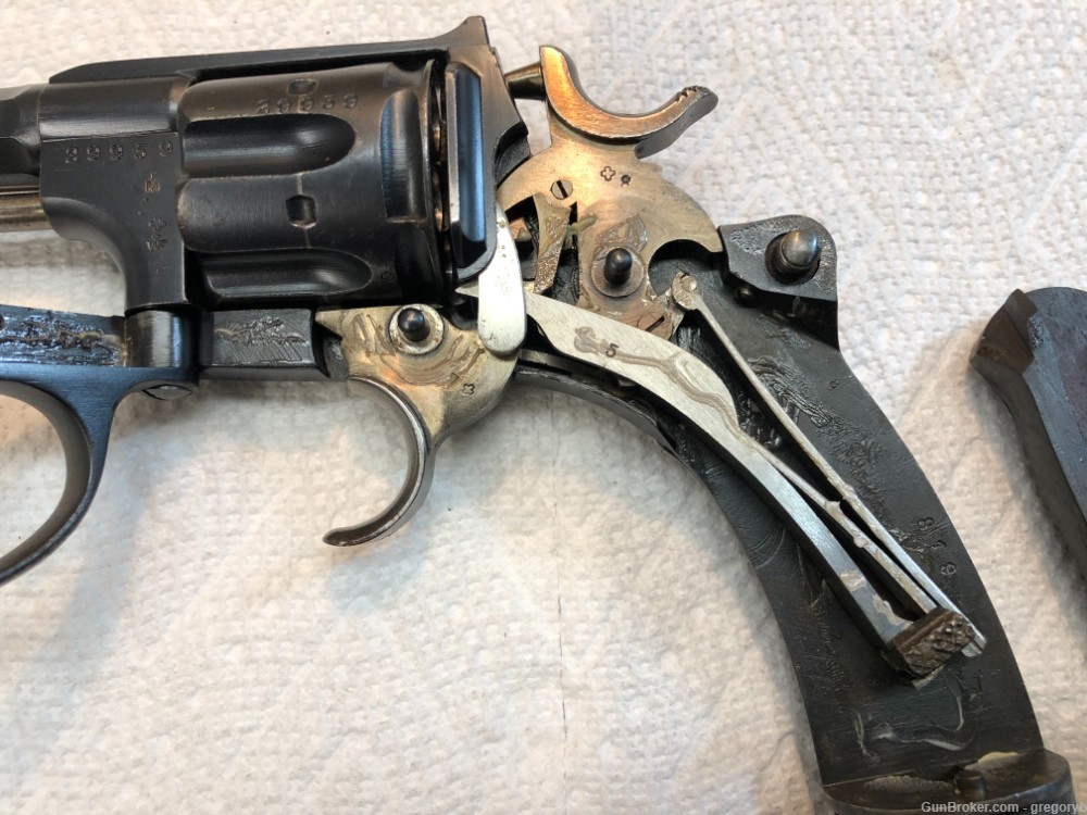 Swiss Model 1882 Ordnance revolver, 7.5mm, holster, 10 rounds.-img-16