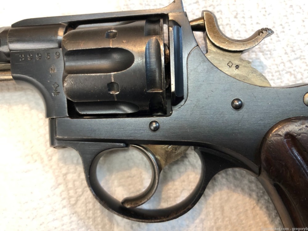 Swiss Model 1882 Ordnance revolver, 7.5mm, holster, 10 rounds.-img-4