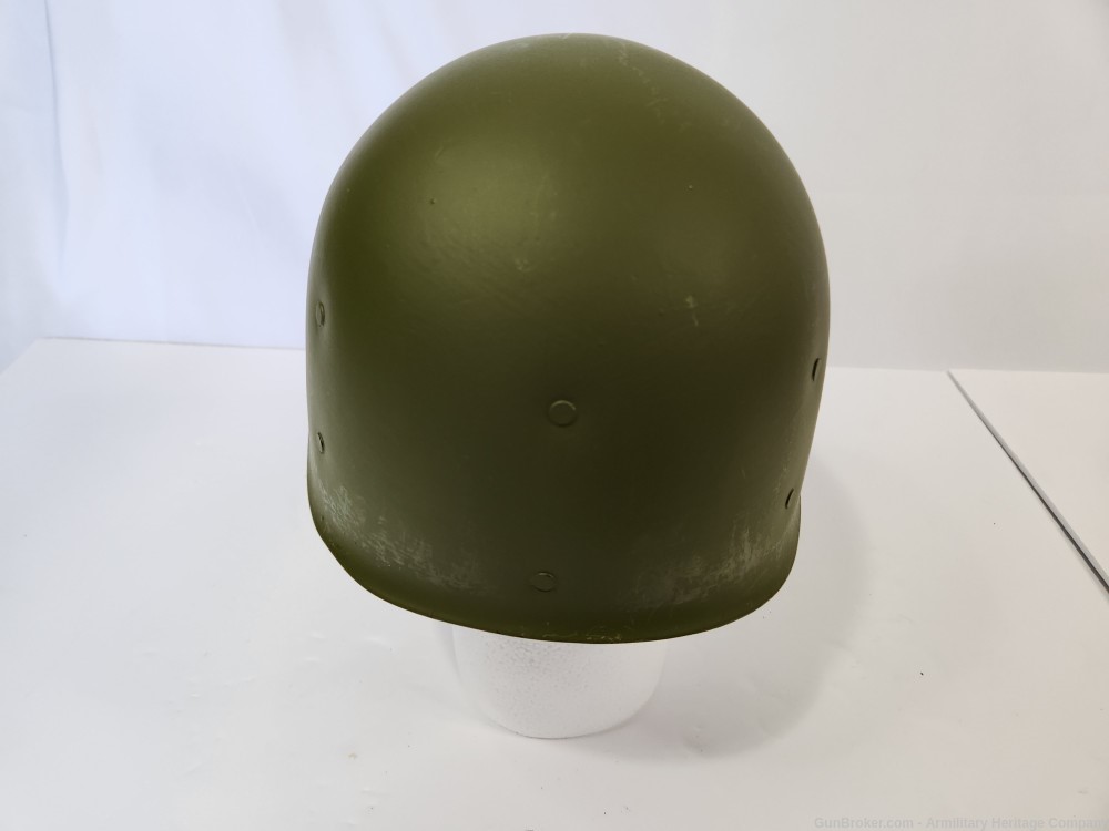 WWII US M1 Helmet Navy Seabees & Liner-img-13