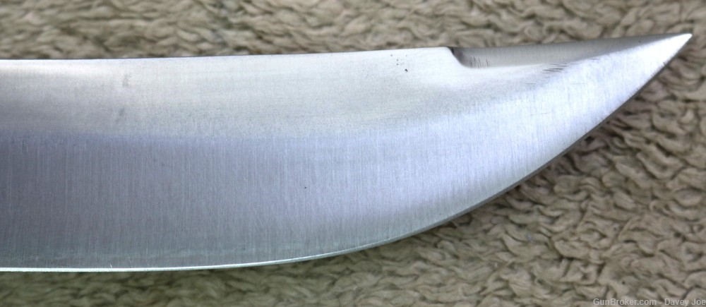 Quality RH Ruana 7" fixed blade hunting knife M marked Bonner MT -img-3