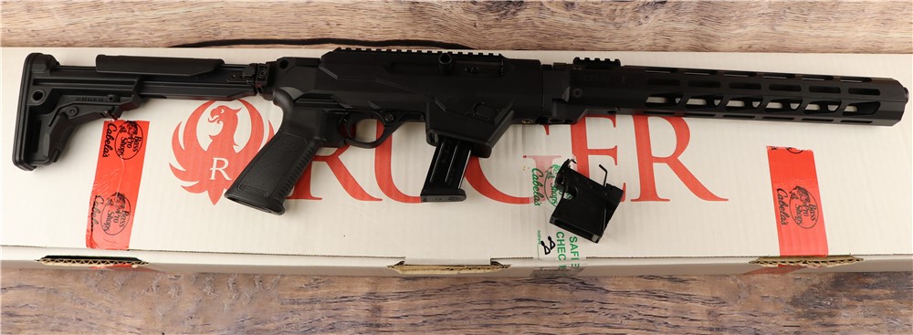 Ruger PC Carbine 9mm 16 ¼" Barrel Box 1 Mag 17 Rounds Mlok Handguard-img-0
