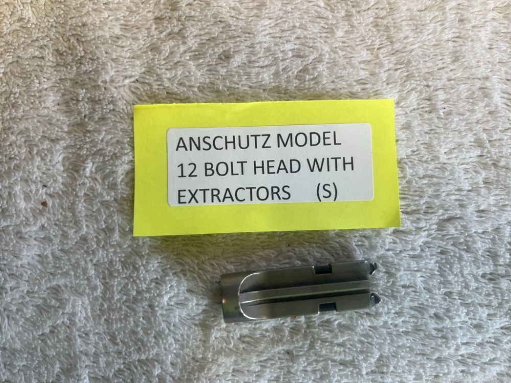 Anschutz Model 12 Bolt Head With Extractors-img-1