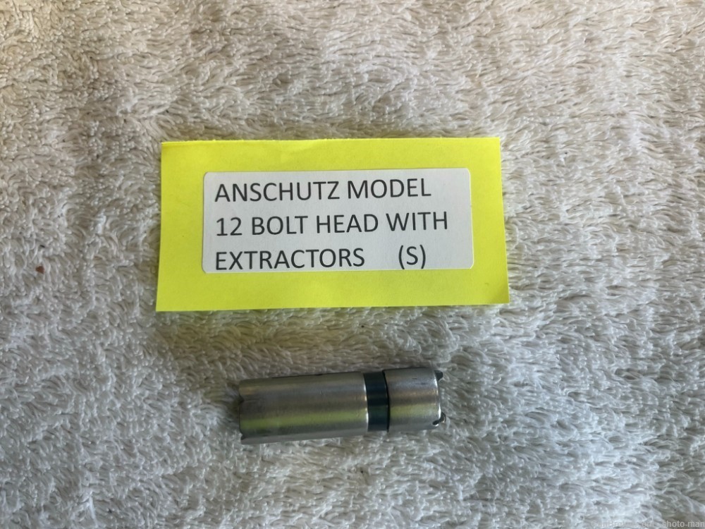 Anschutz Model 12 Bolt Head With Extractors-img-0