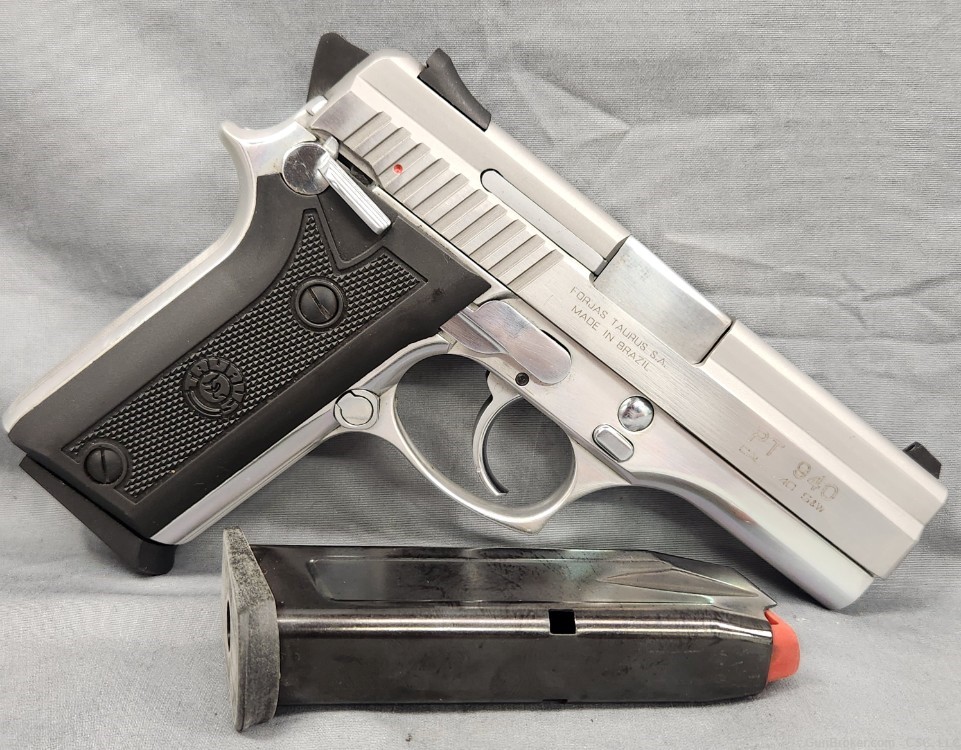 Taurus PT-140 pistol .40 S&W with 2 mags-img-0