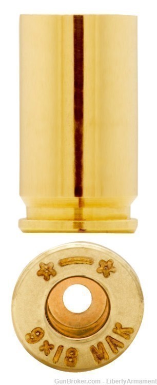 9mm Makarov Brass, Starline 9x18 Mak Brass-img-1