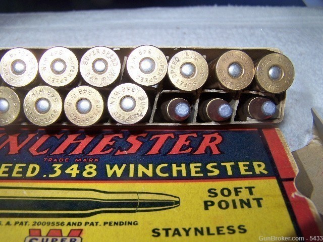 Full Box of Winchester 348 Super Speed 150 Grain-img-4