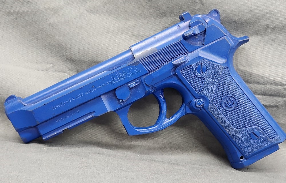 Ring's blue training pistol Beretta 92FS VERTEC-img-3