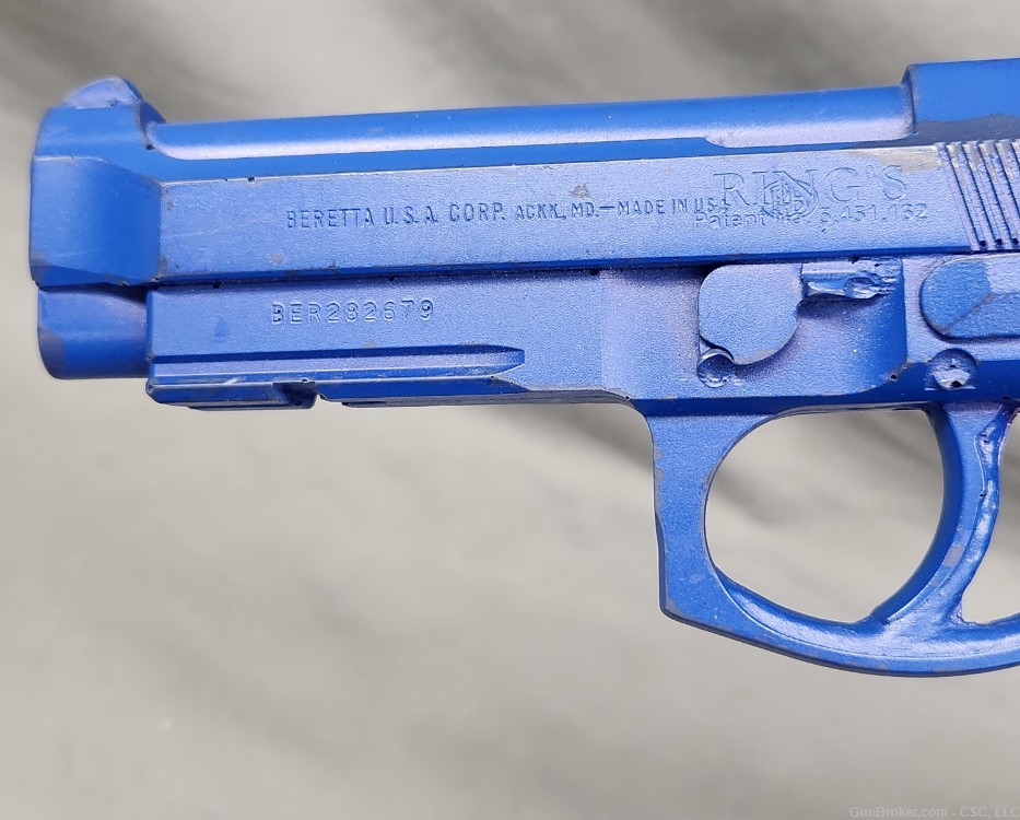 Ring's blue training pistol Beretta 92FS VERTEC-img-6