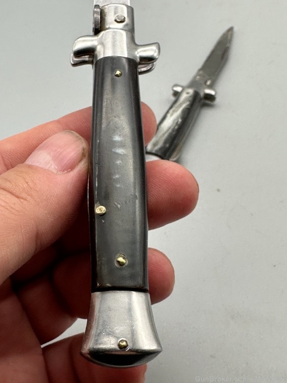 Vintage Italy Knives G C Co Stiletto Auto INOX Knife switchblade -img-4
