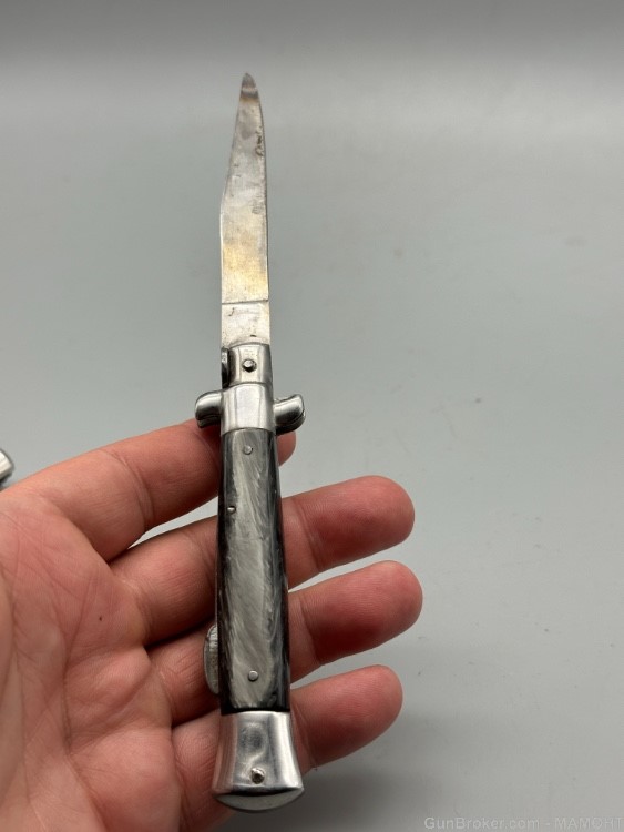 Vintage Italy Knives G C Co Stiletto Auto INOX Knife switchblade -img-8